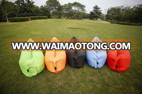 Inflatable Flocking Bean Bag Sofa Inflatable Lazy Air Sofa Chair